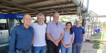 El vicepresidente de Asuntos Tecnológicos del CONICET visitó el Instituto de Investigación de la Cadena Láctea en INTA Rafaela