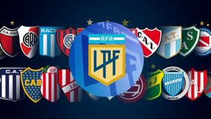 Escudos del fútbol argentino.