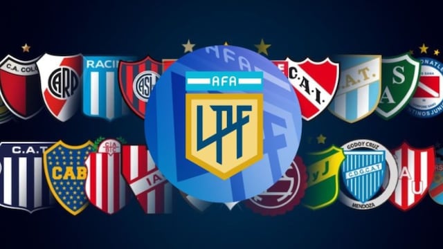 Escudos del fútbol argentino.