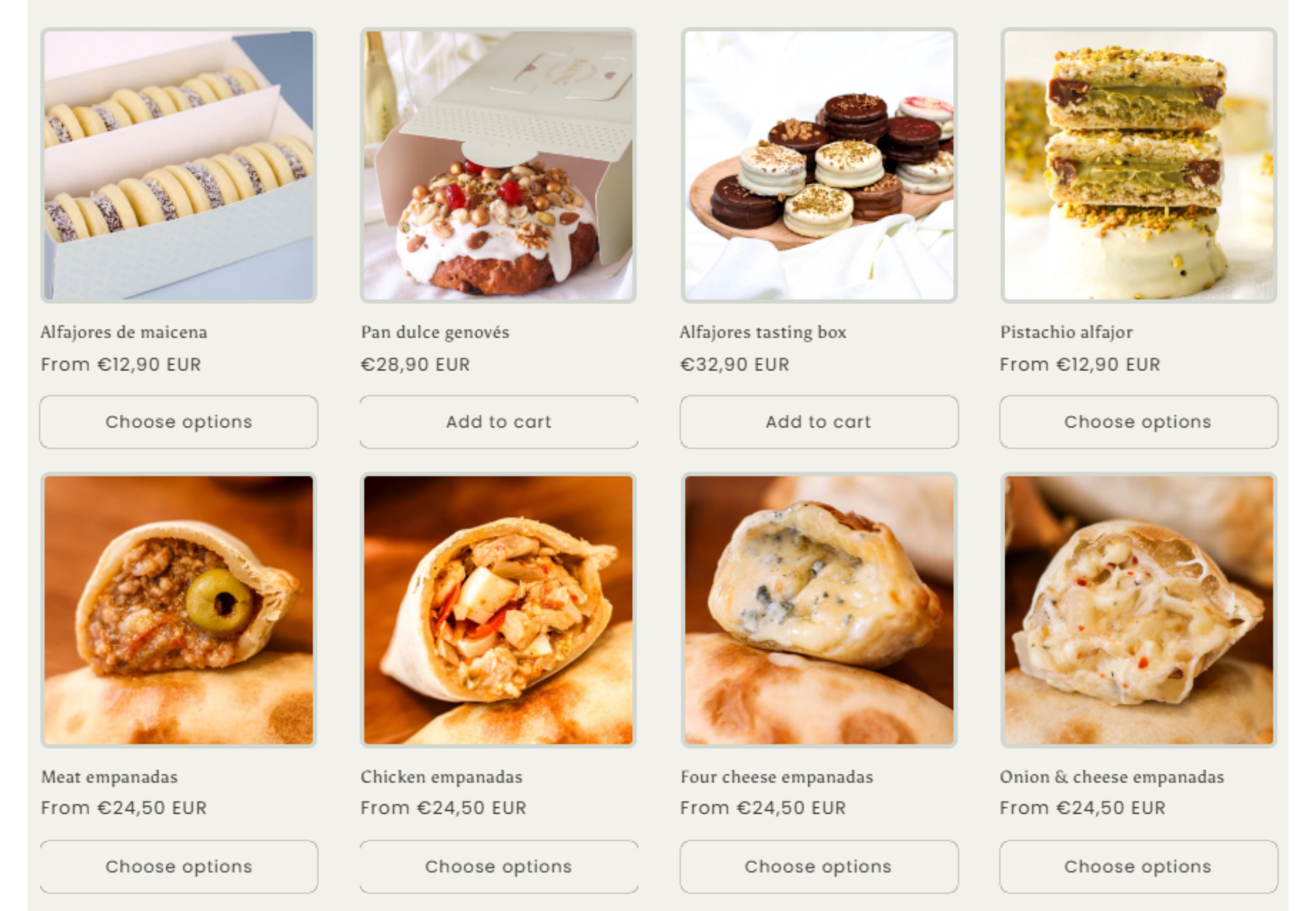 El lugar ofrece comida típica argentina.