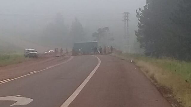 Oberá: Tareferos nuevamente cortan la ruta 14