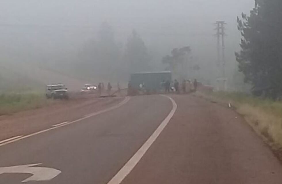 Oberá: Tareferos nuevamente cortan la ruta 14