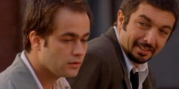 Ricardo Darín y Gastón Pauls en "Nueve Reinas"