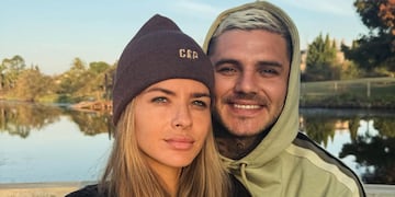 Mauro Icardi y la "China" Suárez. (Instagram)