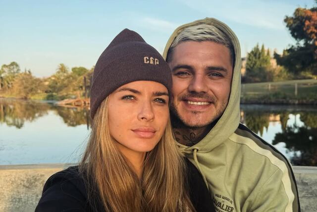 Mauro Icardi y la "China" Suárez. (Instagram)