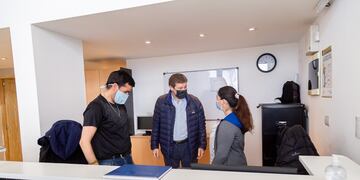 Melella recorrió las instalaciones