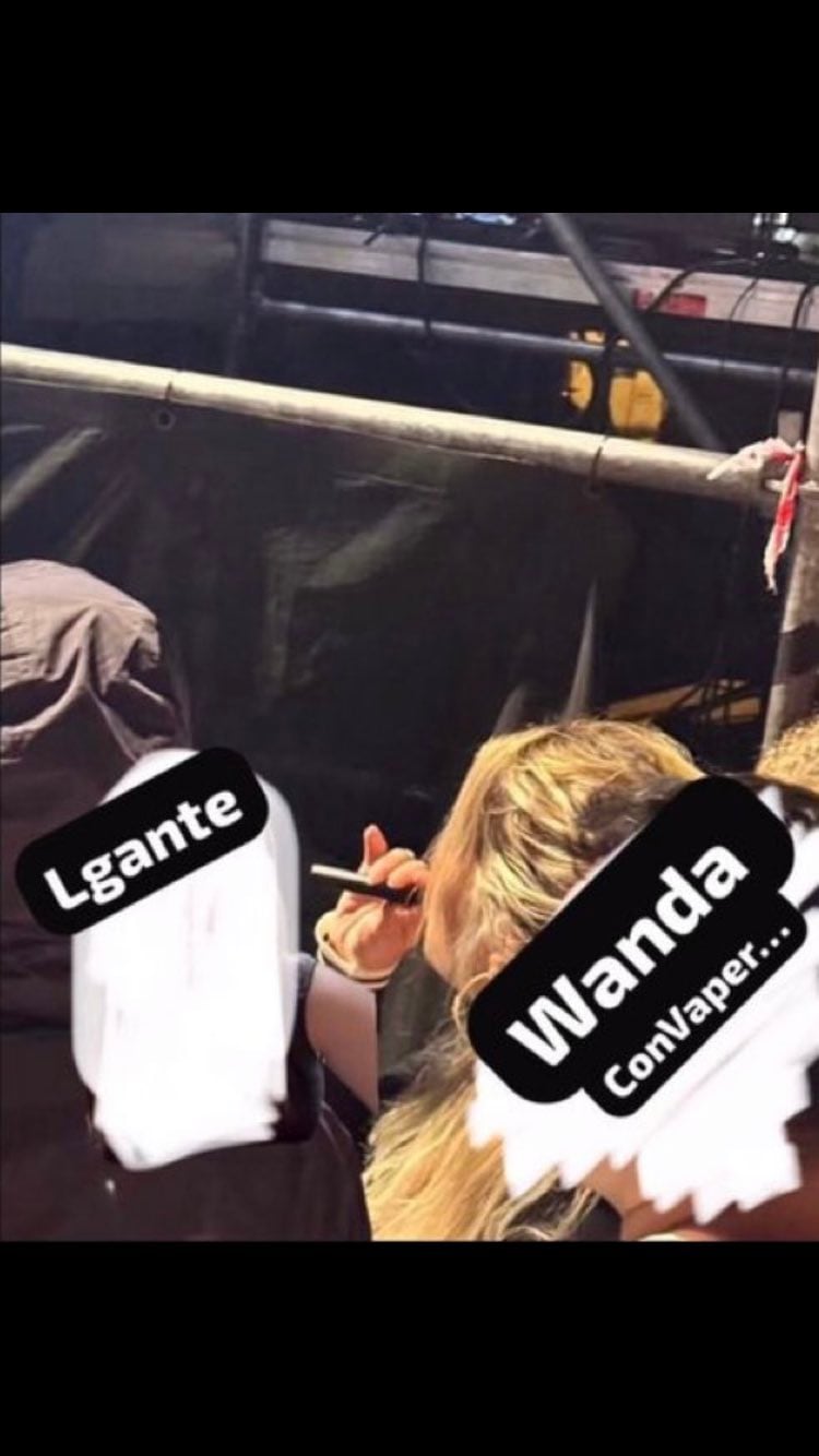 Wanda Nara y L-Gante.