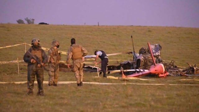 Se estrelló una avioneta que transportaba vacunas. Fue en Rocha, Uruguay.