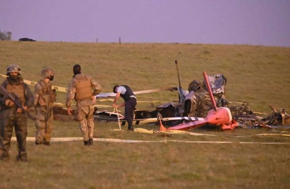 Uruguay: se estrelló un helicóptero de la Fuerza Aérea que trasladaba vacunas de Pfizer