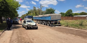 Grave episodio vial en Colonia Caroya. (La Voz)