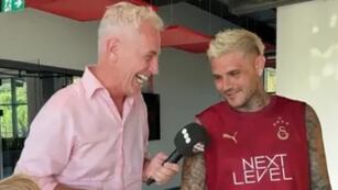 Icardi recibió a Marley en Turquía.