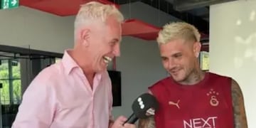 Icardi recibió a Marley en Turquía.