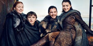 El elenco de Game of Thrones a pura risa.