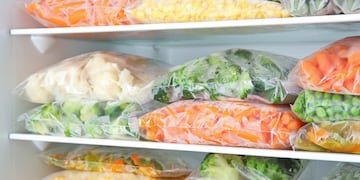 Cómo frizar las verduras.