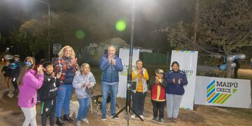 Maipú continúa con su reconversión lumínica led