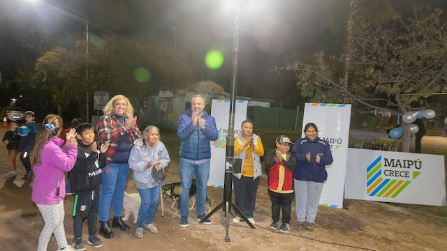 Maipú continúa con su reconversión lumínica led