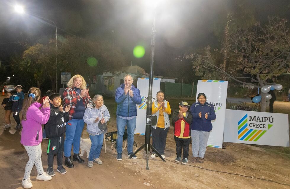 Maipú continúa con su reconversión lumínica led