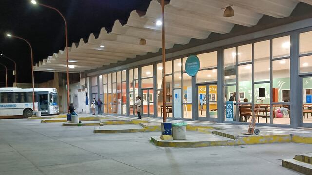 Punta Alta: colocaron nuevas luminarias LED en la Terminal de ómnibus