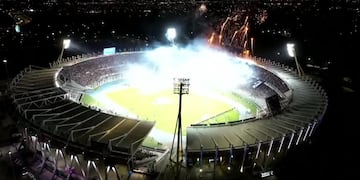 El Kempes fue una fiesta en la previa del Talleres-River. (@SC_ESPN)
