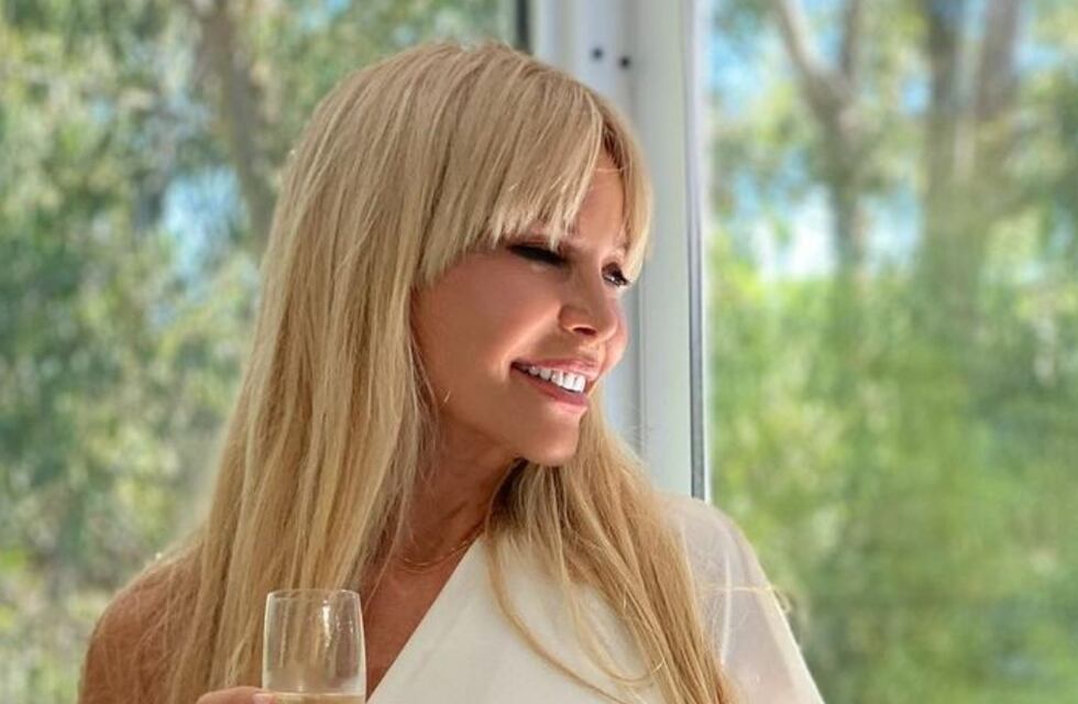 Graciela Alfano lució un impactante conjunto engomado y se llevó todas las miradas