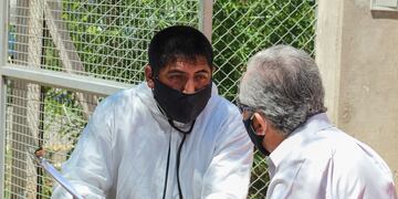 Cristian Castro trabaja hace 22 años en la Municipalidad de Las Heras, y hace casi diez años está en el área de salud. Comenzó limpiando veredas y calles; y hoy es licenciado en Enfermería. Foto: Municipalidad de Las Heras.