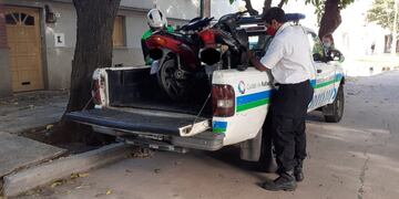 Motos retenidas en operativos de Protección Vial y Comunitaria