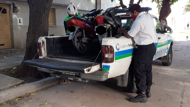 Motos retenidas en operativos de Protección Vial y Comunitaria