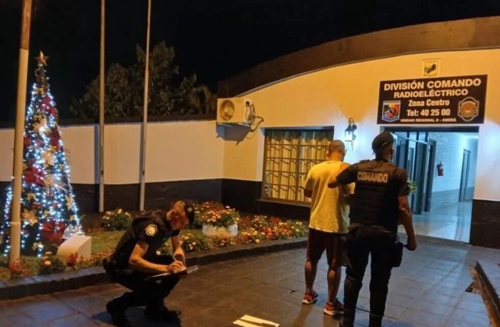 Detienen a un hombre acusado de agredir con un cuchillo a su suegro en Oberá
