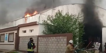 Incendio en Valle Hermoso