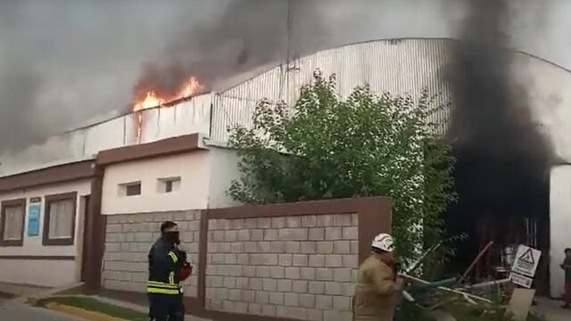 Incendio en Valle Hermoso