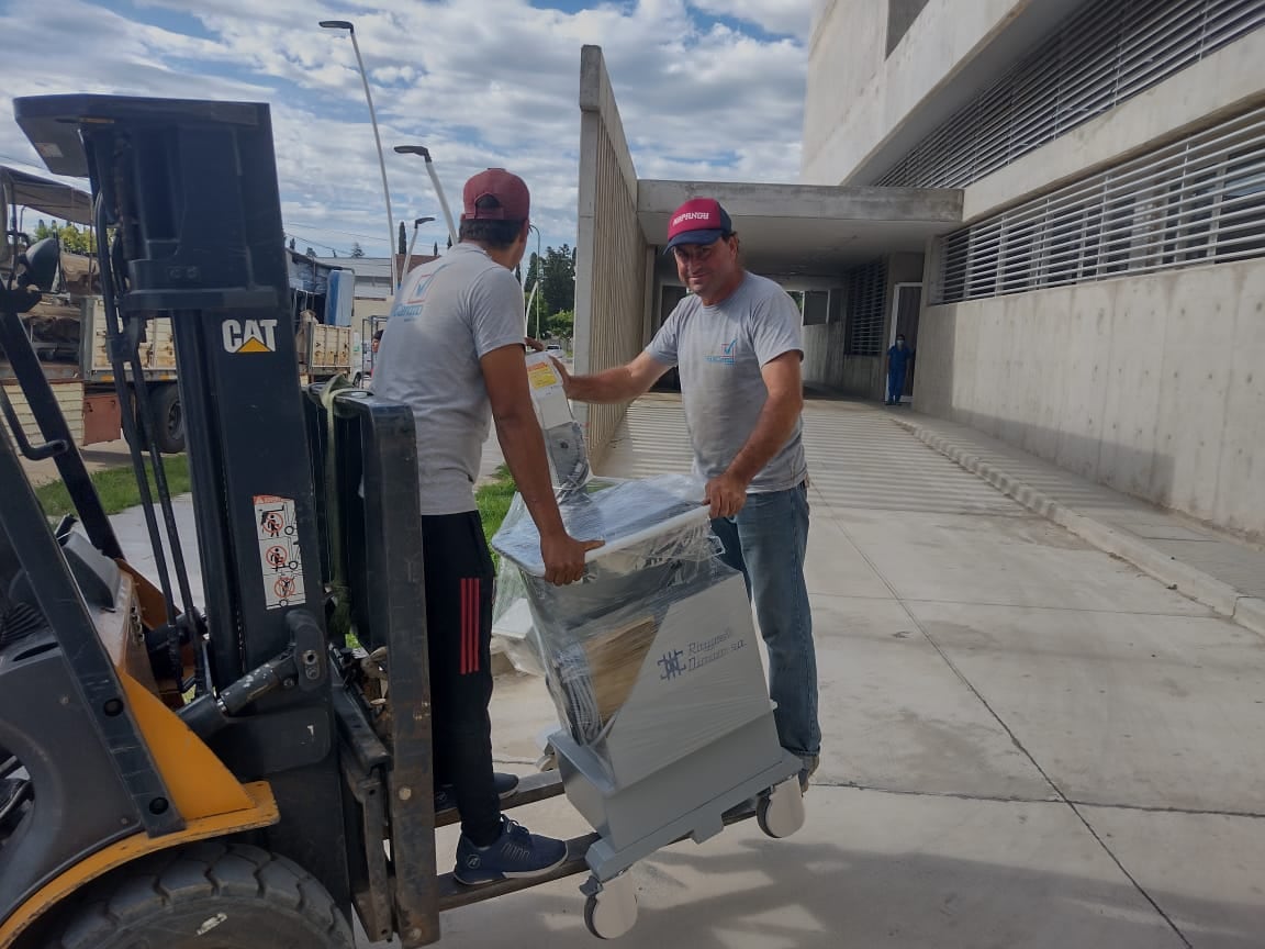 Llevan el equipamiento al nuevo Hospital de Rafaela