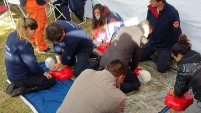 “Carpas saludables” en Puerto Belgrano