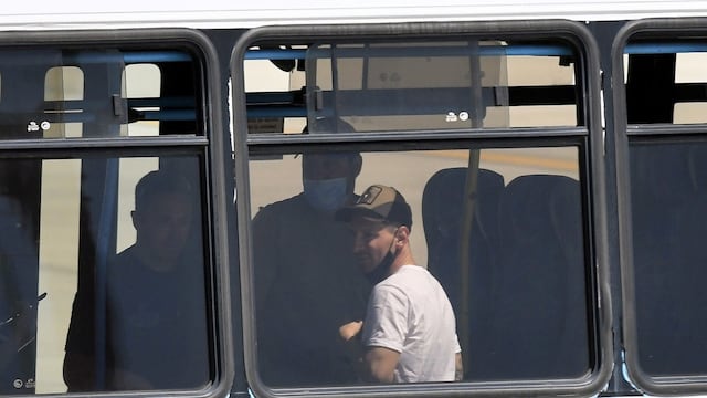 La "Pulga" llegó el miércoles al Aeropuerto Internacional "Islas Malvinas".