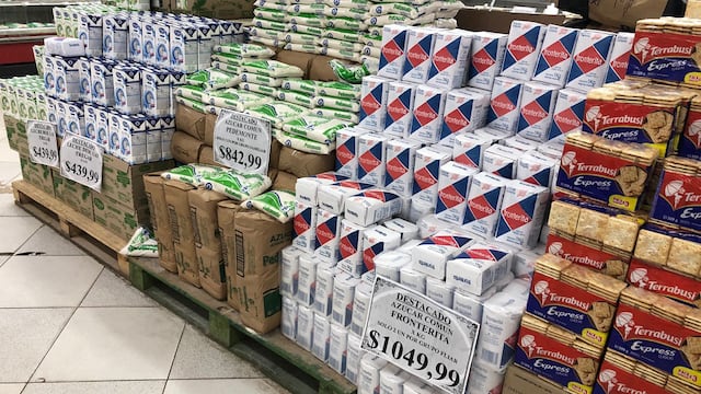 Azúcar a más del mil pesos el kilo. Gentileza