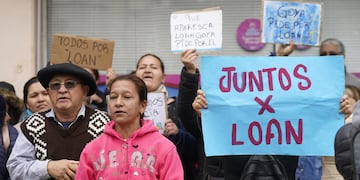 Continúa la búsqueda de Loan Peña. (Clarín)