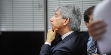 Walter bento Juez de Mendoza durante el juicio en el Consejo de la Magistratura de la ciudad de Buenos Aires Argentina (Foto Federico Lopez Claro).