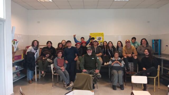 el guardafauna municipal Eduardo Álvarez de visita en Ochandio