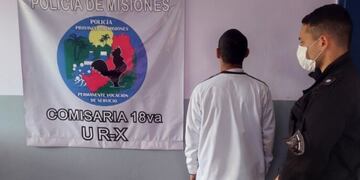 Agredió a su pareja y terminó detenido en Posadas.