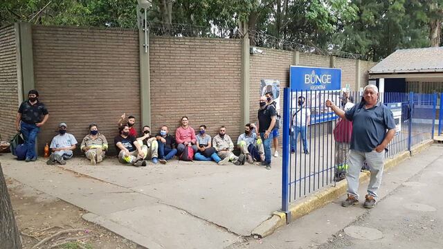 La medida de fuerza se tomó a partir de un conflicto que empezó en la planta de Bunge en Puerto General San Martín.