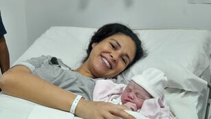 Tres Arroyos tiene su primer bebe del año: Lara Guerra Bauza