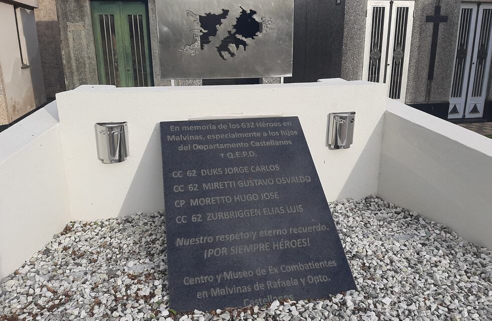 Inauguraron un memorial para los caídos en la Gesta de Malvinas
