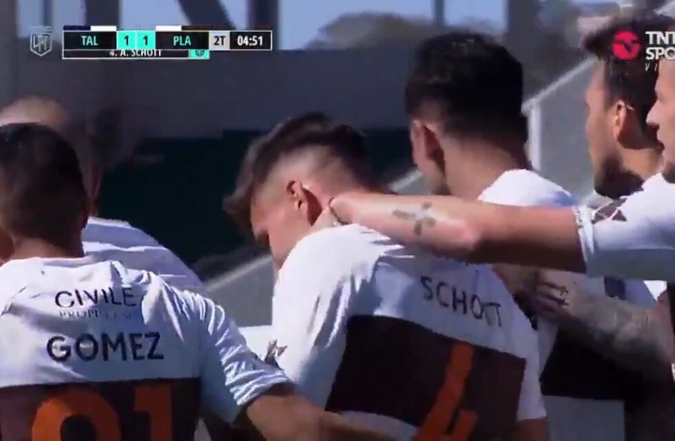 Augusto Schott anotó su tercer gol en primera para Platense y ante Talleres en el Kempes