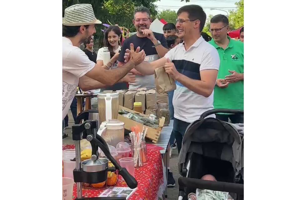 El intendente Leonardo visitó la fiesta del barrio Central Córdoba