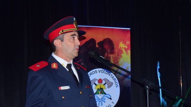 Acto Día del Bombero en Arroyito