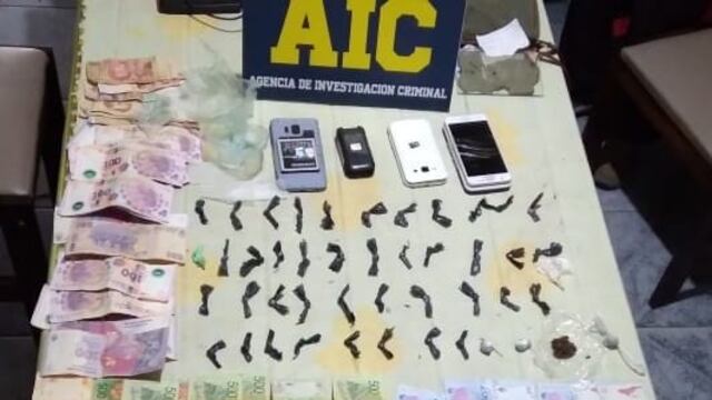 Material secuestrado por la Justicia Federal en Frontera