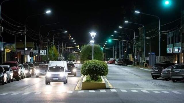 Río Grande se moderniza con luminarias Led