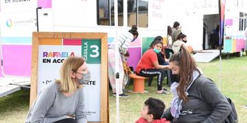 Rafaela en Acción en el CIC del Zazpe