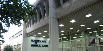 Palacio comunal en General Alvear.