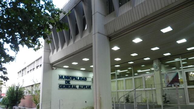 Palacio comunal en General Alvear.