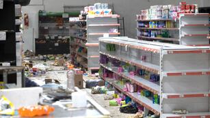 Se registraron varios saqueos en diferentes comercios durante la semana pasada. Foto: Clarín.